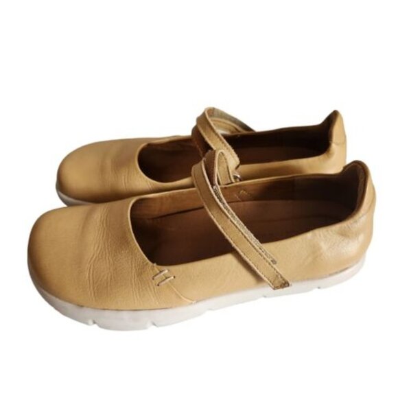 Kalso Shoes - Kalso Earth Dash Shoe Mary Jane Comfort Brown Leather Size 6 Womens